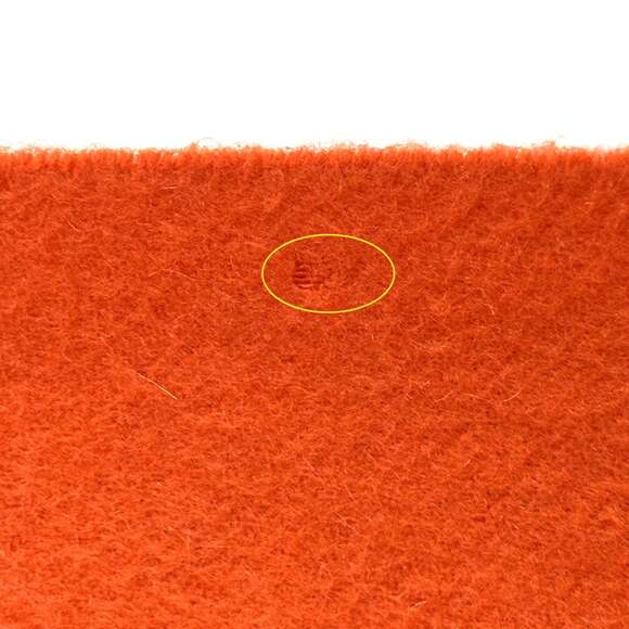 HERMES Orange Scarf - Picture 8 of 9